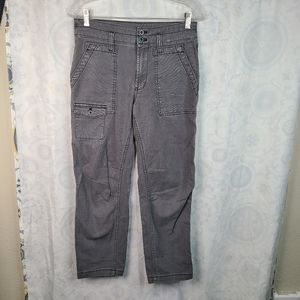 By Anthropologie The Wanderer gray utility straight leg pants 27P